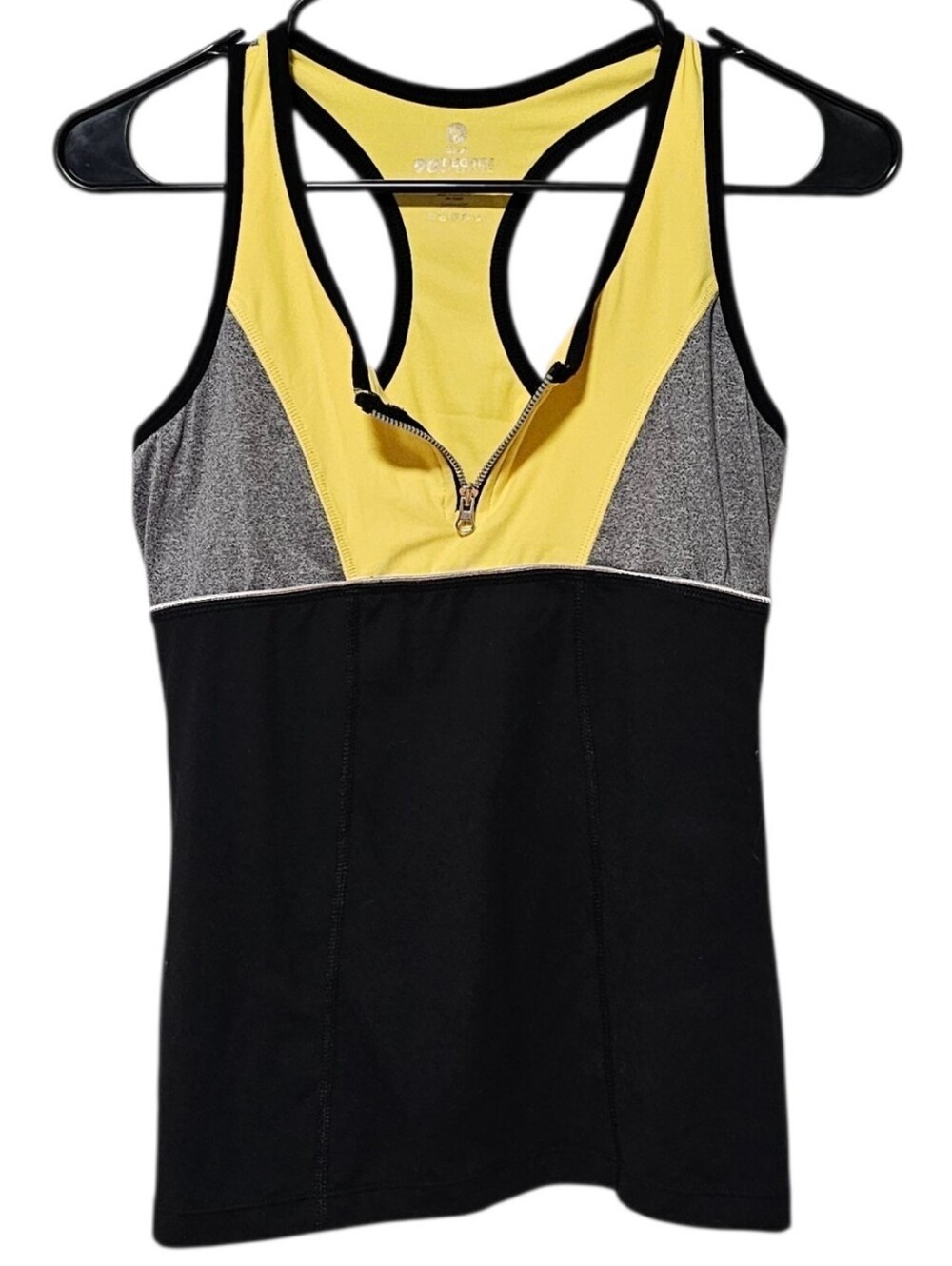 90 Degree By Reflex Women's Performance Sport Quarter Zip Tank Top Size Small